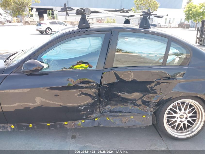 2006 BMW 325I VIN: WBAVB13576KX65343 Lot: 39521428