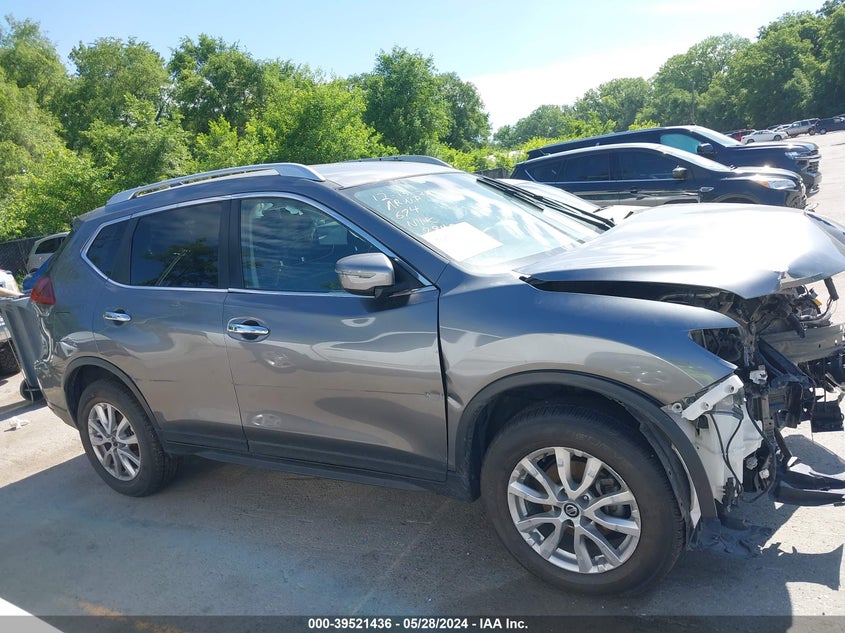2019 Nissan Rogue Sv VIN: KNMAT2MV1KP552842 Lot: 39521436