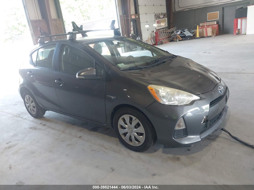 2013 Toyota Prius C Two VIN: JTDKDTB35D1031461 Lot: 39521444