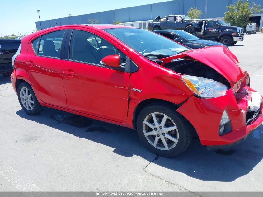 2014 Toyota Prius C Four VIN: JTDKDTB3XE1077269 Lot: 39521450