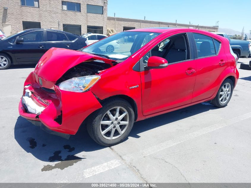 2014 Toyota Prius C Four VIN: JTDKDTB3XE1077269 Lot: 39521450