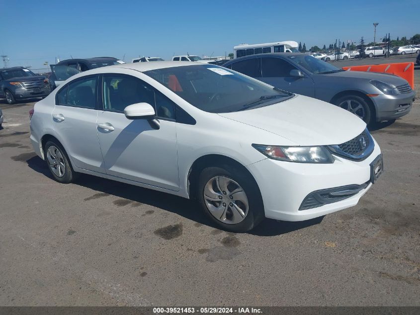 2014 Honda Civic Lx VIN: 19XFB2F52EE227644 Lot: 39521453