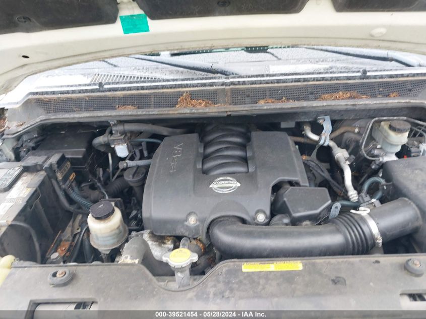 2005 Nissan Armada Se/Le VIN: 5N1AA08B75N739198 Lot: 39521454