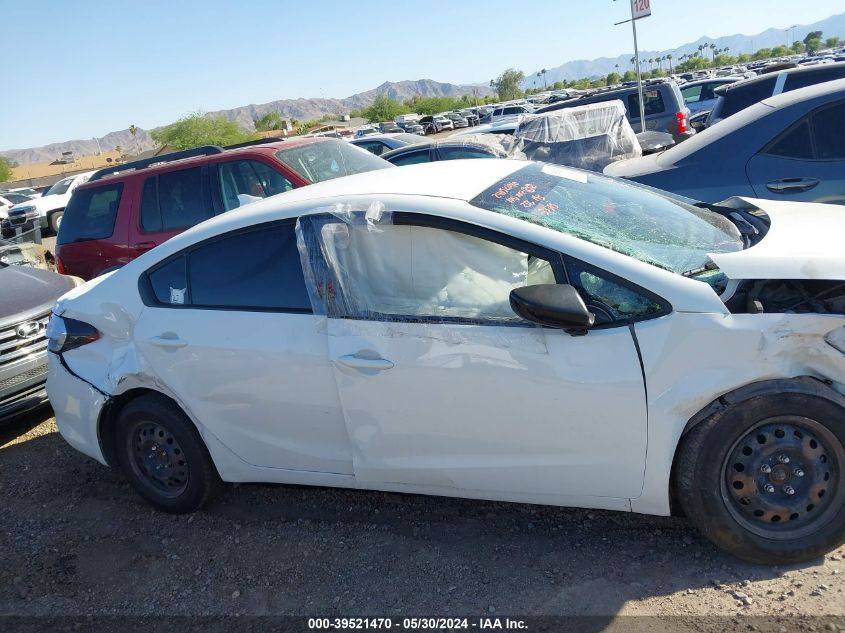 2017 Kia Forte Lx VIN: 3KPFK4A77HE053370 Lot: 39521470