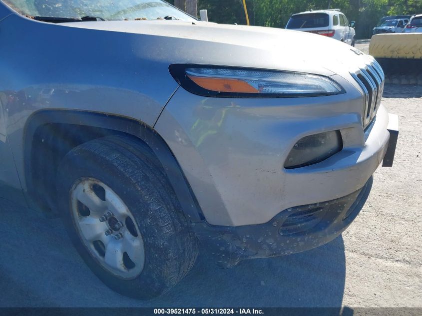 2015 Jeep Cherokee Sport VIN: 1C4PJMAB3FW708834 Lot: 39521475