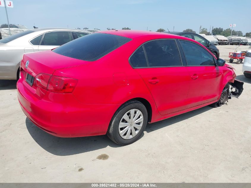 2014 Volkswagen Jetta 2.0L S VIN: 3VW2K7AJ2EM234421 Lot: 39521482