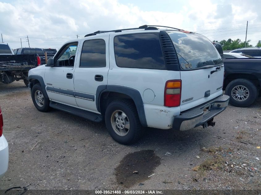 2002 Chevrolet Tahoe Ls VIN: 1GNEC13Z32R126761 Lot: 39521488