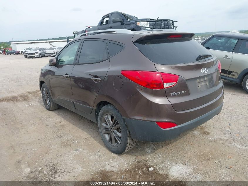 2014 Hyundai Tucson Se VIN: KM8JUCAG4EU914849 Lot: 39521494