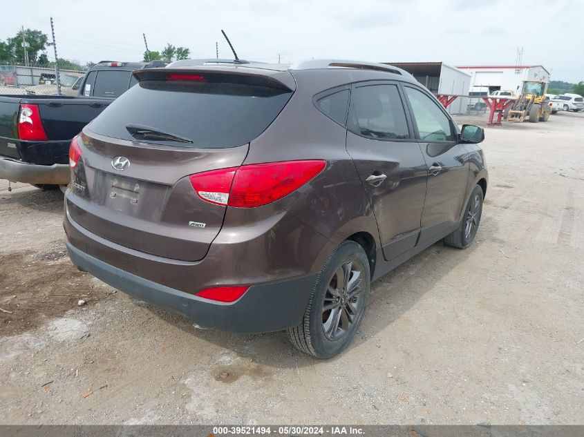 2014 Hyundai Tucson Se VIN: KM8JUCAG4EU914849 Lot: 39521494