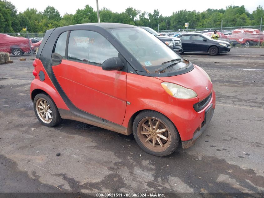 2008 Smart Fortwo Passion/Pure VIN: WMEEJ31X18K144870 Lot: 39521511