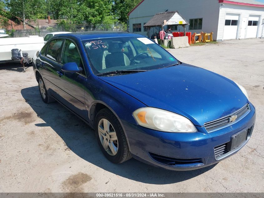 2006 Chevrolet Impala Ls VIN: 2G1WB58K169290957 Lot: 39521516