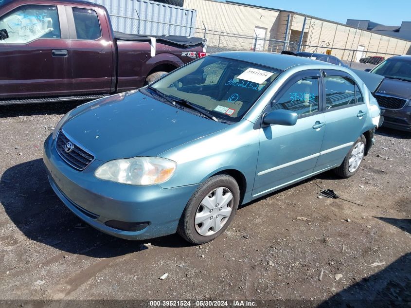 2006 Toyota Corolla Le VIN: 2T1BR32E46C660386 Lot: 39521524