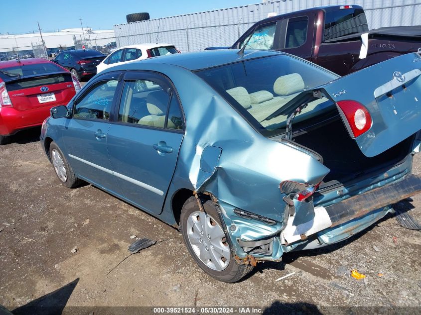 2006 Toyota Corolla Le VIN: 2T1BR32E46C660386 Lot: 39521524