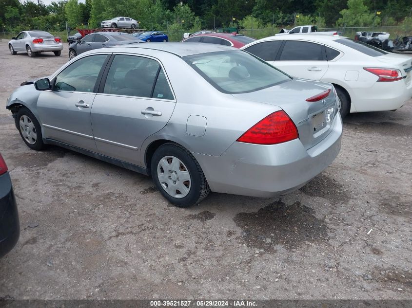 2006 Honda Accord 2.4 Lx VIN: JHMCM56476C007977 Lot: 39521527