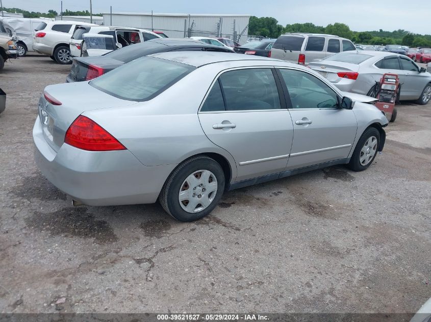 2006 Honda Accord 2.4 Lx VIN: JHMCM56476C007977 Lot: 39521527