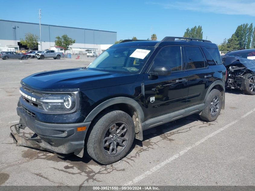 2022 Ford Bronco Sport Big Bend VIN: 3FMCR9B60NRE08395 Lot: 39521550