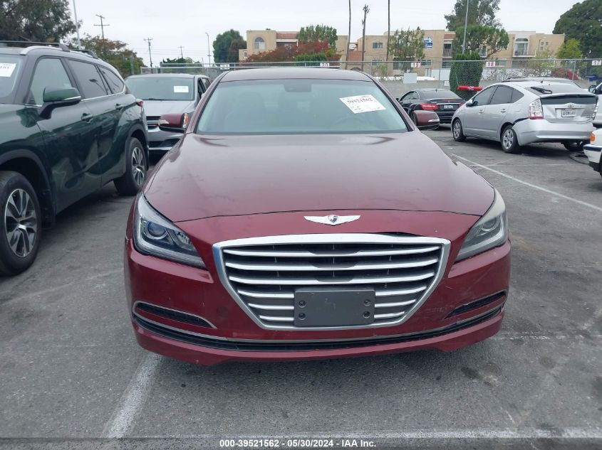 2015 Hyundai Genesis 3.8 VIN: KMHGN4JEXFU034316 Lot: 39521562