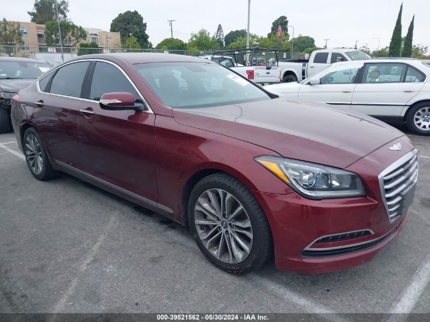 2015 Hyundai Genesis 3.8 VIN: KMHGN4JEXFU034316 Lot: 39521562