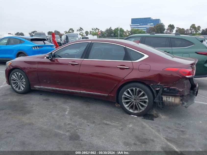 2015 Hyundai Genesis 3.8 VIN: KMHGN4JEXFU034316 Lot: 39521562