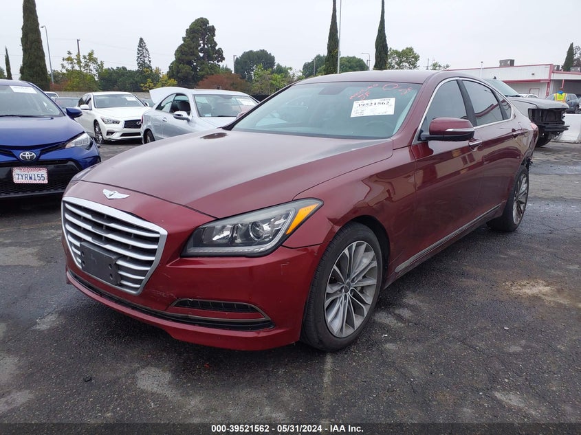 2015 Hyundai Genesis 3.8 VIN: KMHGN4JEXFU034316 Lot: 39521562