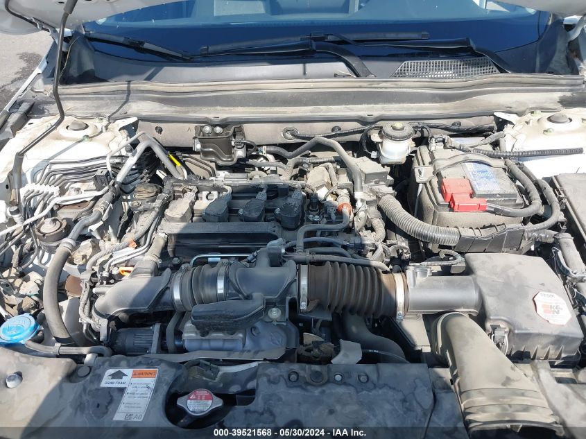 2021 Honda Accord Lx VIN: 1HGCV1F1XMA042486 Lot: 39521568