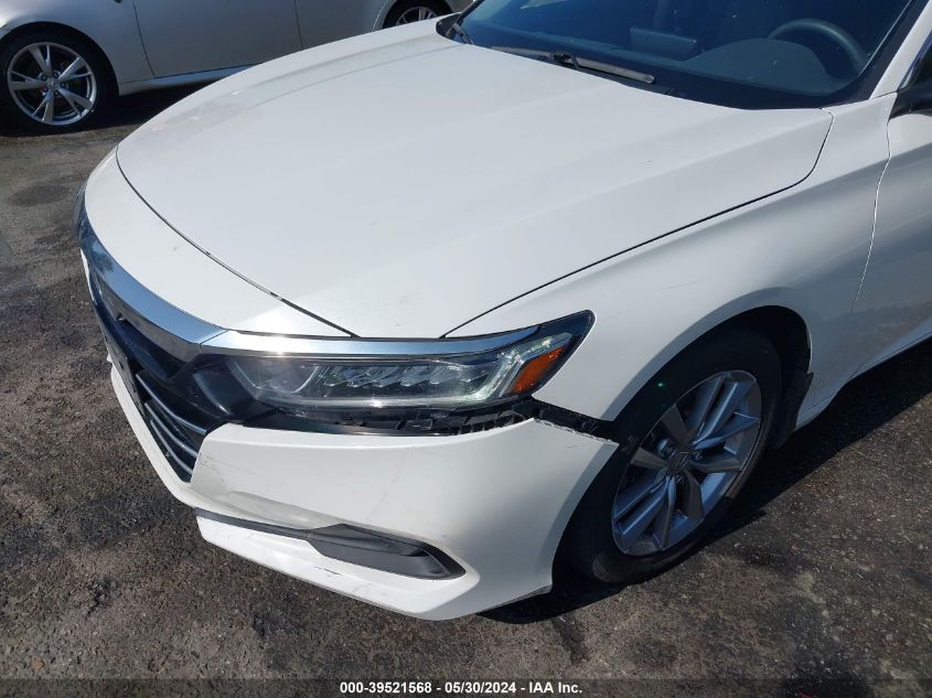 2021 Honda Accord Lx VIN: 1HGCV1F1XMA042486 Lot: 39521568