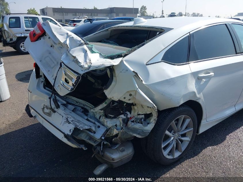 2021 Honda Accord Lx VIN: 1HGCV1F1XMA042486 Lot: 39521568