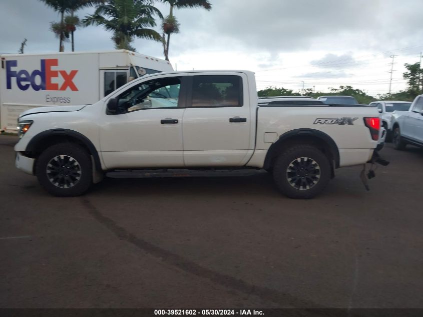 2021 Nissan Titan Pro-4X 4X4 VIN: 1N6AA1ED2MN500458 Lot: 39521602