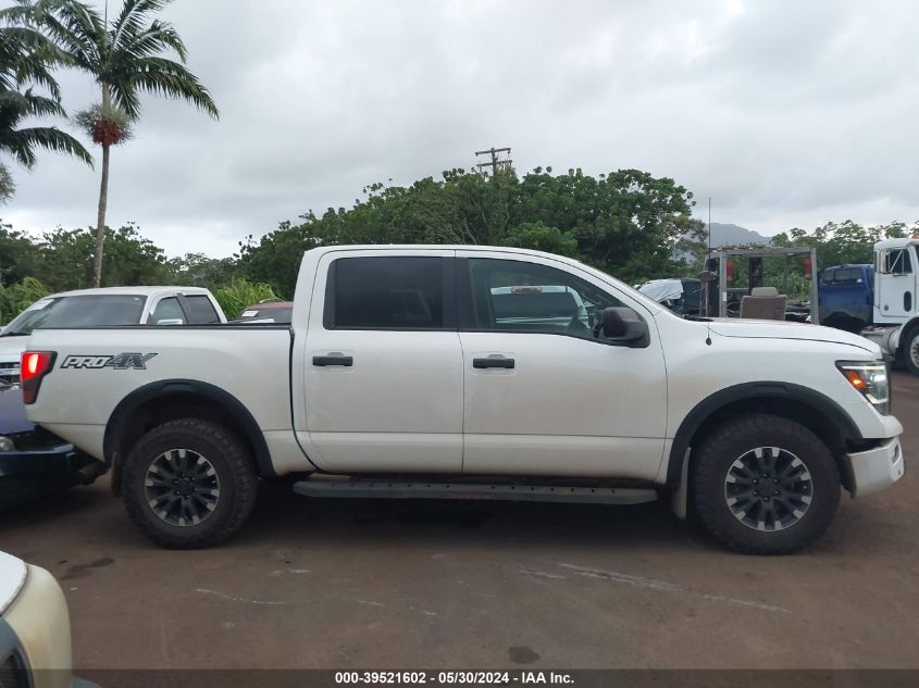 2021 Nissan Titan Pro-4X 4X4 VIN: 1N6AA1ED2MN500458 Lot: 39521602