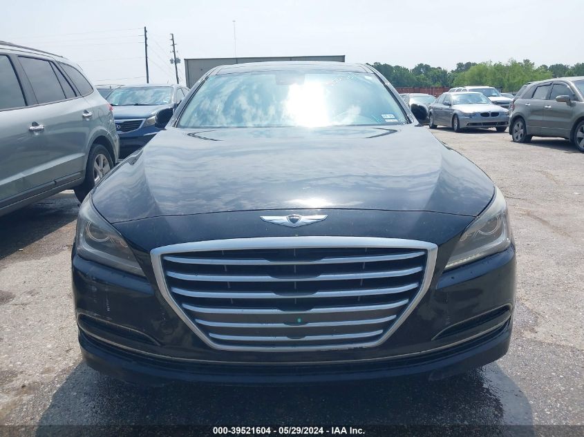 2015 Hyundai Genesis 3.8 VIN: KMHGN4JE9FU018835 Lot: 39521604