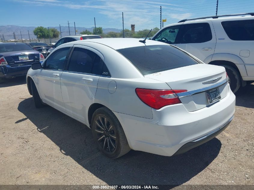 2012 Chrysler 200 Lx VIN: 1C3CCBAB3CN158215 Lot: 39521607