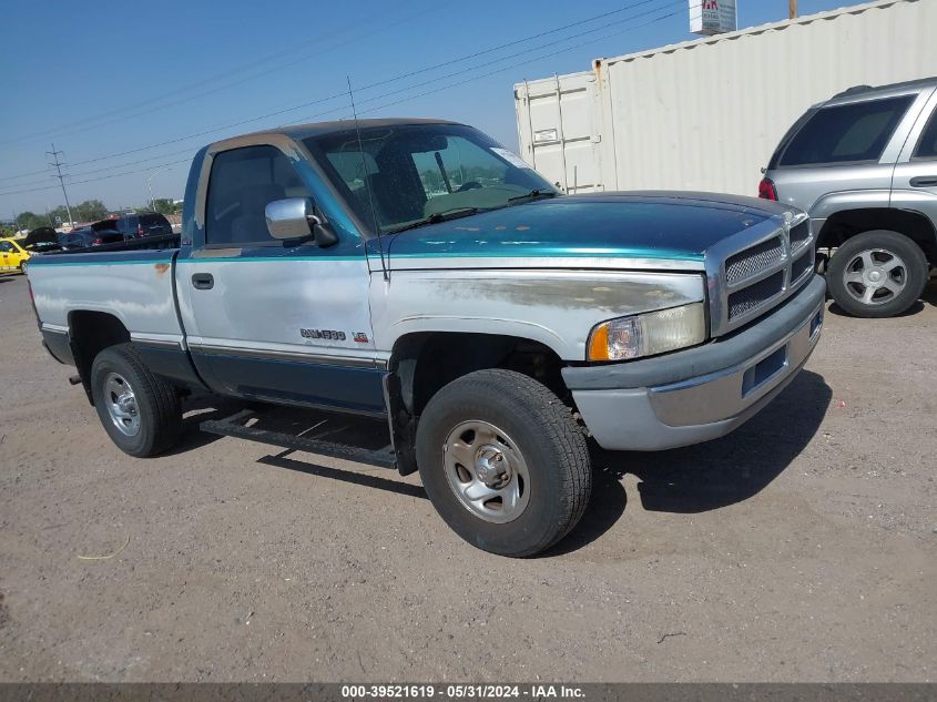 1994 Dodge Ram 1500 VIN: 3B7HF16ZXRM561345 Lot: 39521619