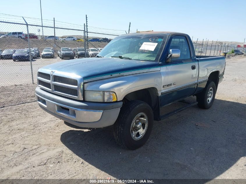 1994 Dodge Ram 1500 VIN: 3B7HF16ZXRM561345 Lot: 39521619