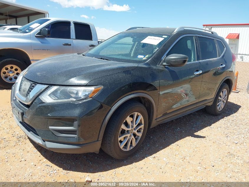 2017 Nissan Rogue Sv VIN: KNMAT2MT9HP614396 Lot: 39521632