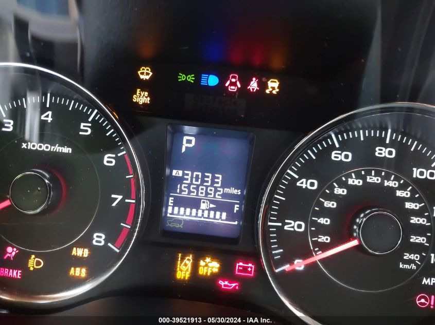 2015 Subaru Forester 2.5I Touring VIN: JF2SJAWC4FH535115 Lot: 39521913