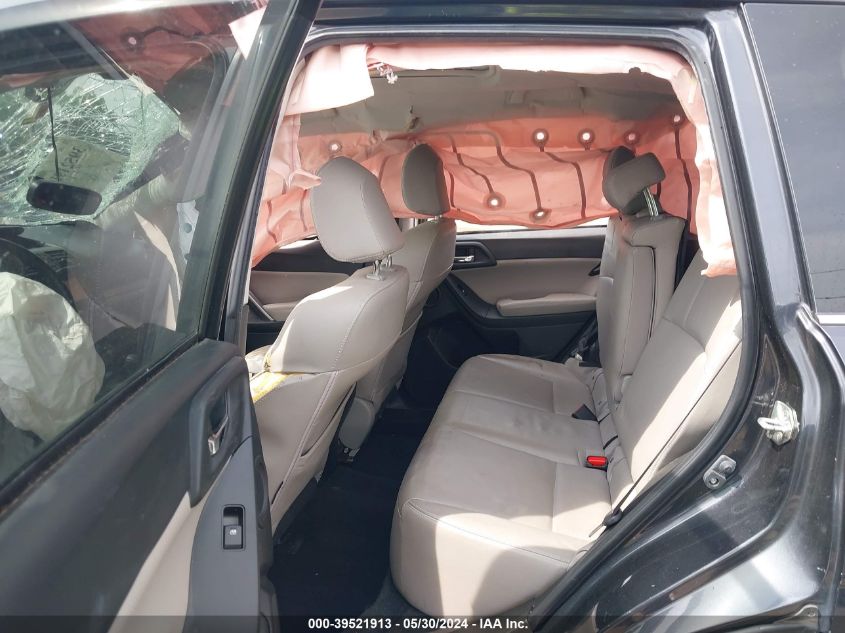 2015 Subaru Forester 2.5I Touring VIN: JF2SJAWC4FH535115 Lot: 39521913