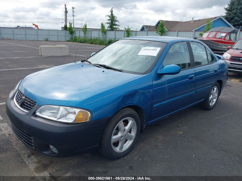 2003 Nissan Sentra Gxe VIN: 3N1CB51D63L696637 Lot: 39521981