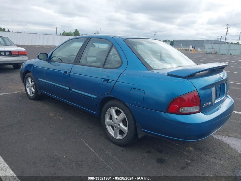 2003 Nissan Sentra Gxe VIN: 3N1CB51D63L696637 Lot: 39521981