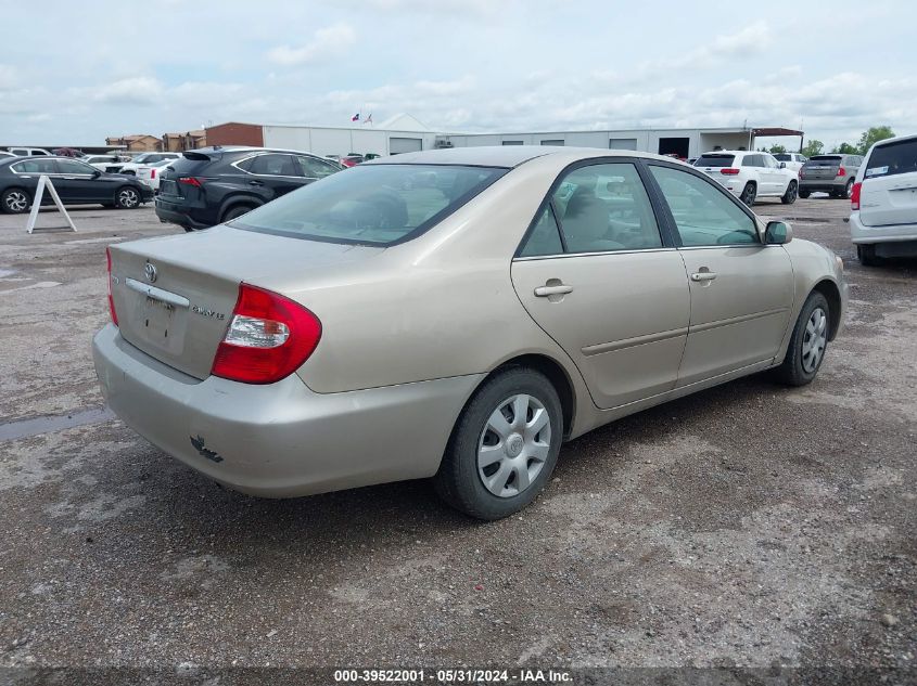 2004 Toyota Camry Le/Xle/Se VIN: 4T1BE32K74U858277 Lot: 39522001