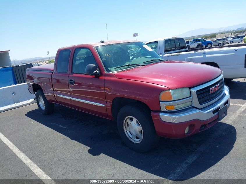 2004 GMC Sierra 1500 Sle VIN: 1GTEK19T44E345883 Lot: 39522009