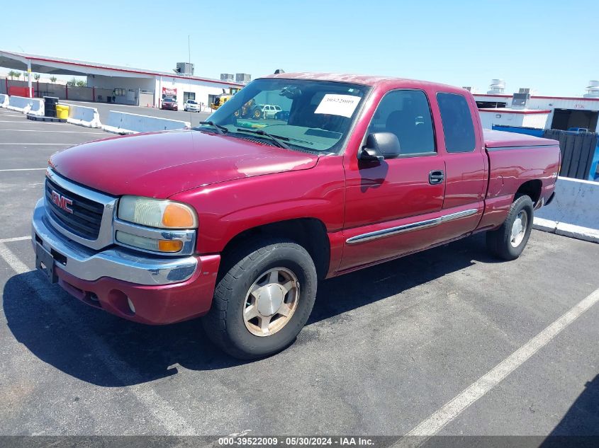 2004 GMC Sierra 1500 Sle VIN: 1GTEK19T44E345883 Lot: 39522009