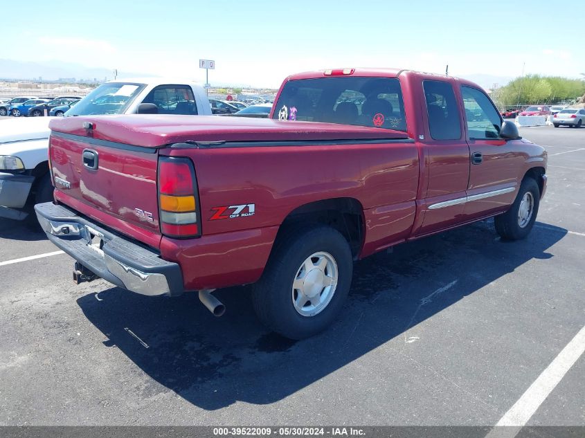 2004 GMC Sierra 1500 Sle VIN: 1GTEK19T44E345883 Lot: 39522009