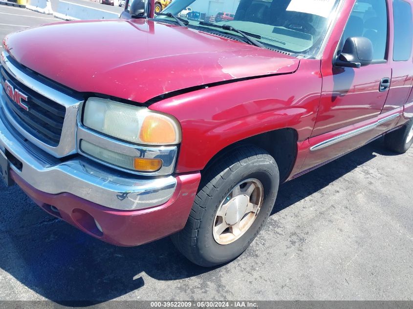 2004 GMC Sierra 1500 Sle VIN: 1GTEK19T44E345883 Lot: 39522009