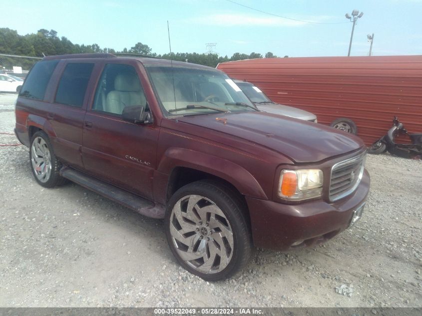 1999 Cadillac Escalade Standard VIN: 1GYEK13R0XR410216 Lot: 39522049