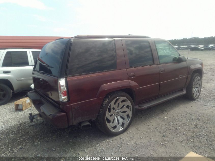 1999 Cadillac Escalade Standard VIN: 1GYEK13R0XR410216 Lot: 39522049