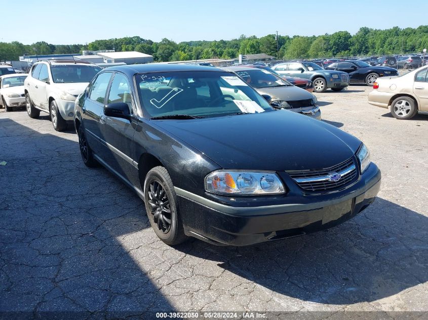 2004 Chevrolet Impala VIN: 2G1WF55E049272580 Lot: 39522050