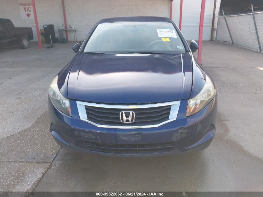 2010 Honda Accord 2.4 Lx VIN: 1HGCP2F3XAA012823 Lot: 39522062