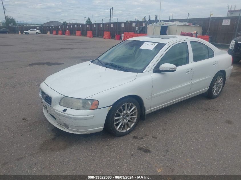 2007 Volvo S60 2.5T VIN: YV1RS592472628851 Lot: 39522063