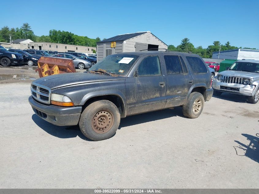 2003 Dodge Durango Slt VIN: 1D4HR48Z23F625040 Lot: 39522099