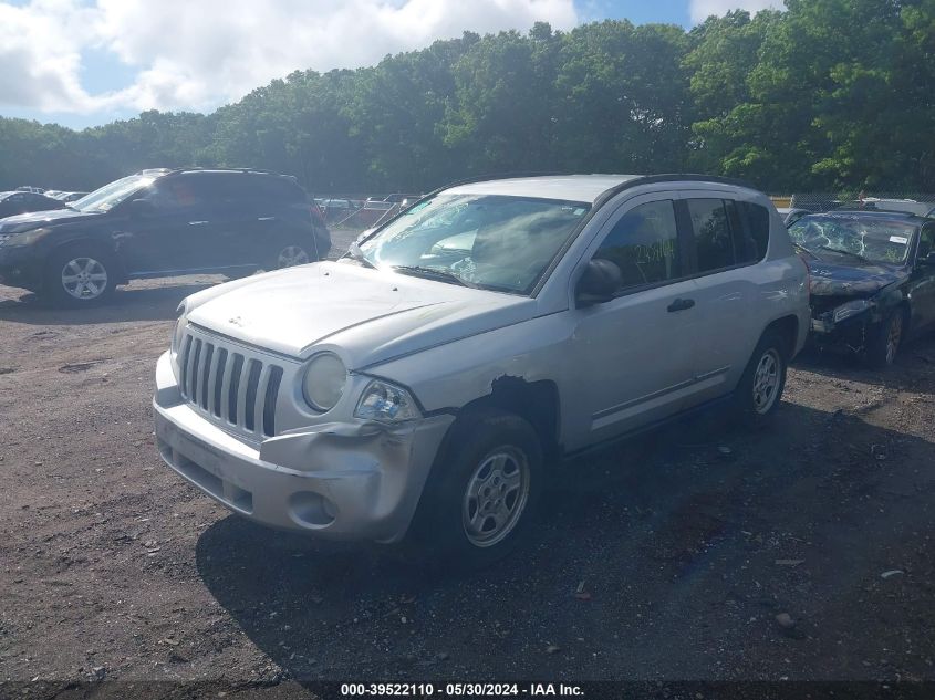 2008 Jeep Compass Sport VIN: 1J8FT47W58D551640 Lot: 39522110